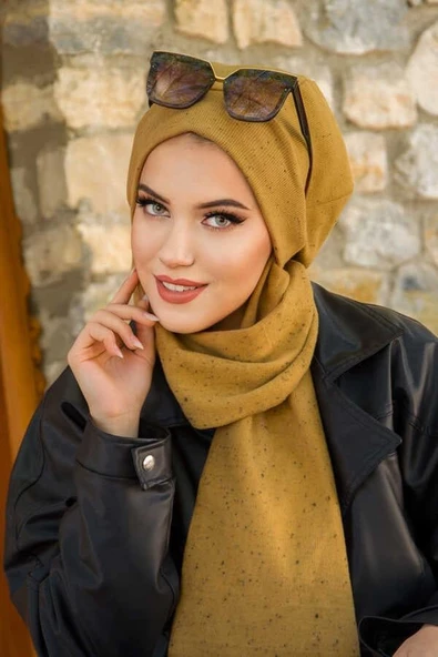 Hardal Desenli Tesettür Bere ürün görseli