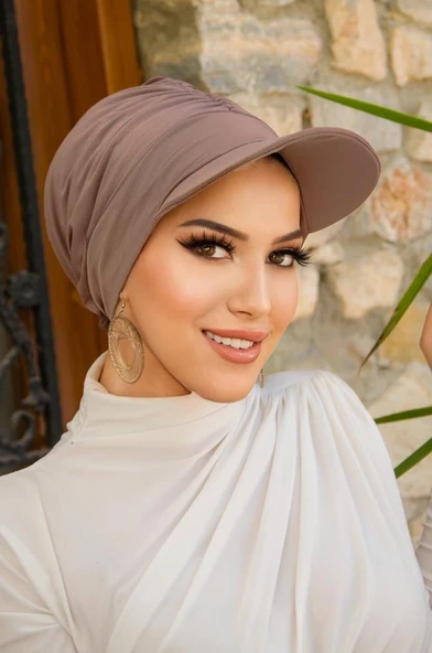 Taş Rengi Havuz - Deniz Şapkası / Mayo Üstüne Kullanılabilir ürün görseli