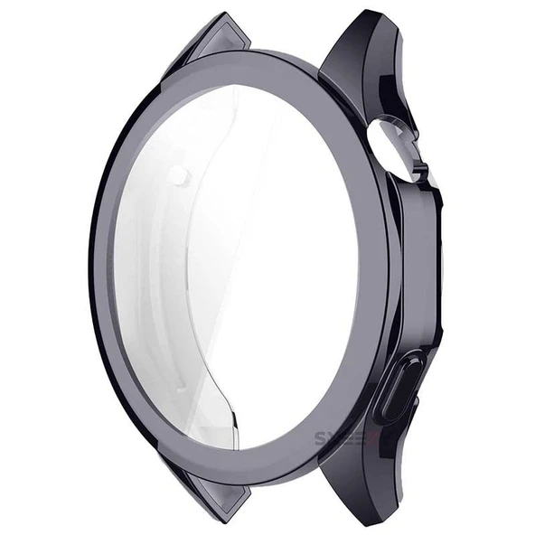 Sneezy Huawei Watch Gt4 46mm Tpu Yumuşak Silikon Kasa Ve Ekran Koruyucu  Füme - Resim 3