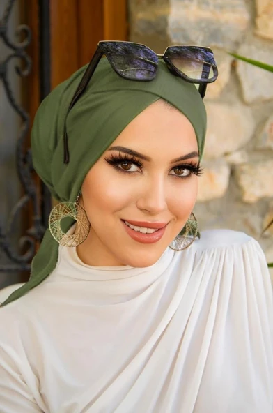 Haki Çapraz Deniz - Havuz Deniz Bonesi ürün görseli