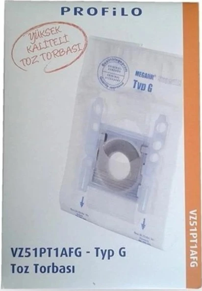 Profilo VZ51PT1AFG-TYP G Elektrikli Süpürge Toz Torbası ürün görseli