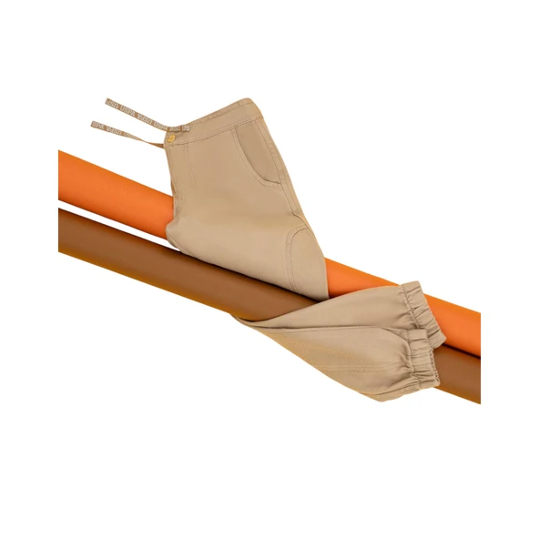 Kız Çocuk Kum Kanvas Pantolon - Resim 4