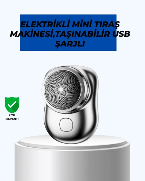 Mikro titreşim motorlu, düşük sesli, USB girişli tıraş makinesi ürün görseli 1