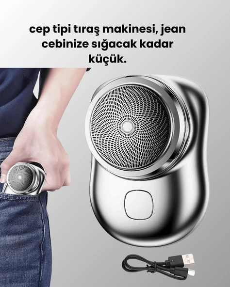 Komple Vücut İçin Taşınabilir Elektrikli Tıraş Cihazı - Resim 3