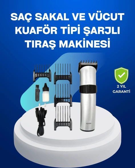 Paslanmaz Çelik Bıçaklı Tıraş Makinesi – Keskin ve Dayanıklı ürün görseli 1