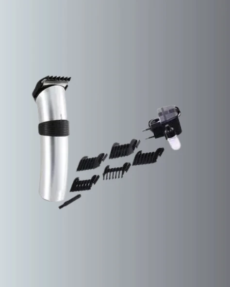 Profesyonel Erkek Tıraş Makinesi – Kablosuz, Paslanmaz Bıçaklı ve Tam Aksesuar - Resim 4