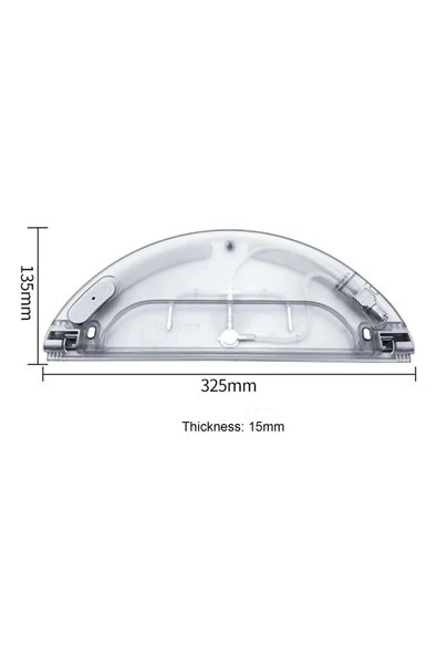 Xiaomi Vacuum Mop 2C XMSTJQR2C Uyumlu Robot Süpürge Mop Tankı + 1 Adet Mop Bezi Hediye - 3