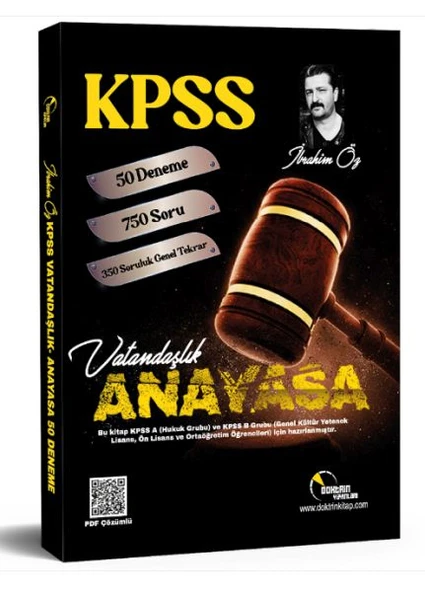 Doktrin Yayınları KPSS Vatandaşlık 50 Deneme ve 350 Soruluk Genel Tekrar - 1