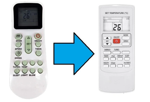 fujiplus ile uyumlu Model ykr-k/001e Klima Kumandası ürün görseli