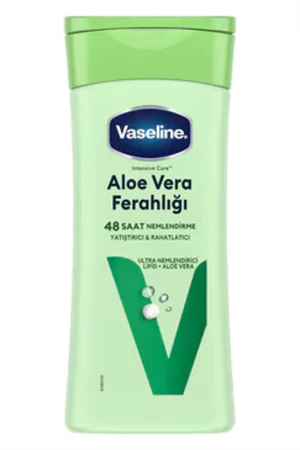 Vaseline Vücut Losyonu Aloe Vera Ferahlığı – Kuru Ciltler İçin Yoğun Nemlendirici Losyon, 200 ml ürün görseli 1