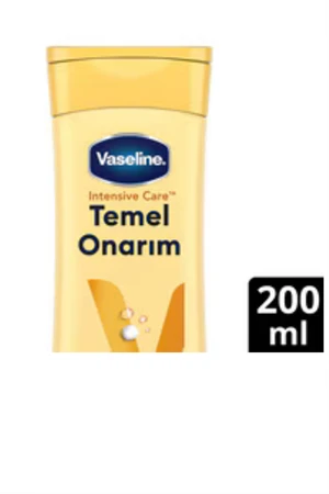 Vaseline Vücut Losyonu Temel Onarım – Kuru Ciltler İçin Yoğun Nemlendirici Bakım Kremi, 200 ml - Resim 3