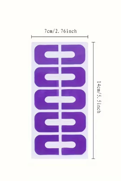 U Şeklinde Tırnak Boyası Koruyucu – Kokusuz Lateks Kutikül Koruyucu, Kusursuz Manikür ve Tırnak Sanatı İçin, 1 Adet - 5