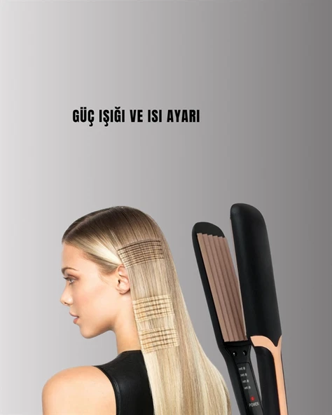 DEMPOWER DP-134 Saç Tost Makinesi – Kolay Kullanım, Hızlı Sonuç, Uzun Süre Kalıcılık - Resim 4