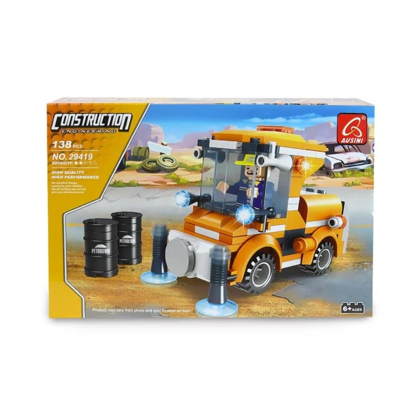29419 Ausini, İnşaat Seti, 138 Parça, +6 yaş - 2