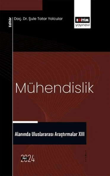 Mühendislik Alanında Uluslararası Araştırmalar XIII ürün görseli