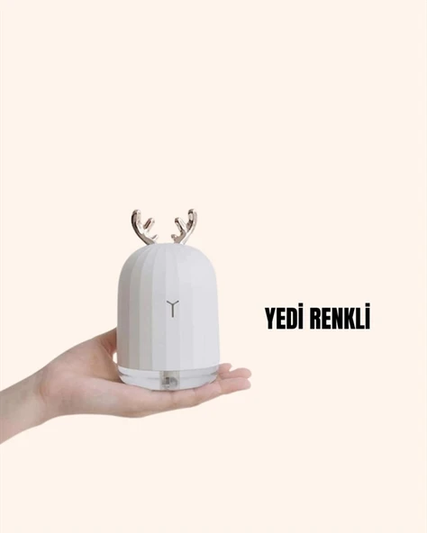 4–8 Saat Çalışma Süreli USB Portatif Masa Nemlendirici - Resim 2