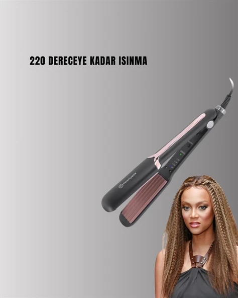 DEMPOWER DP-134 Saç Tost Makinesi – Kolay Kullanım, Hızlı Sonuç, Uzun Süre Kalıcılık - Resim 2