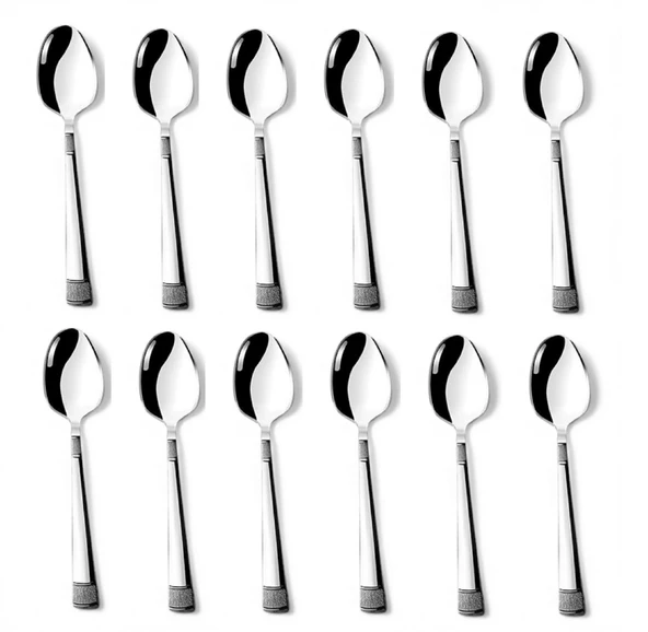 Nehir dila çay kaşık - 12 li çay kaşığı 18/10 paslanmaz çelik - 2