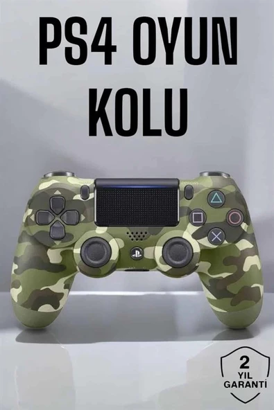 PS4 Oyun Kolu Kamuflaj Desenli Joystick - 2