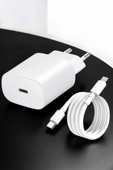 Şarj Aleti İOS 15/15 Pro Max Uyumlu Şarj Adaptörü ve Kablosu - Resim 3