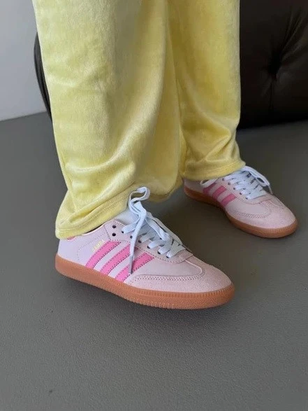 Adidas Samba Pembe Kadın Spor Ayakkabı - Resim 3
