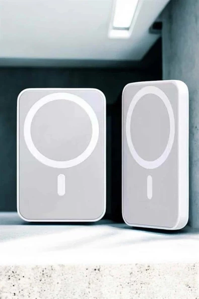Magsafe Kablosuz Batarya Yüksek Performanslı Manyetik Tasarım Hızlı Şarj - Resim 3