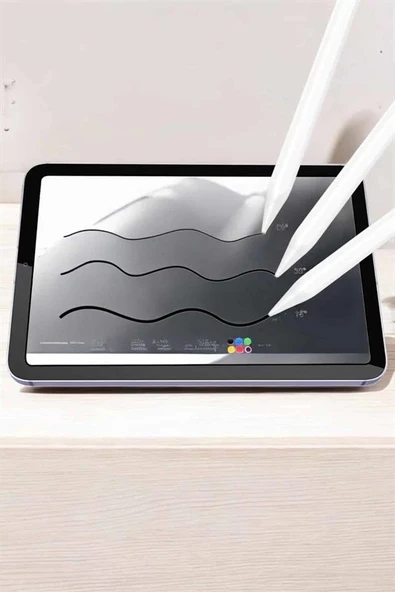 Tablet Kalemi iOS Android Windows Uyumlu Yedek Uçlu Universal Çizim Kalemi - Resim 3