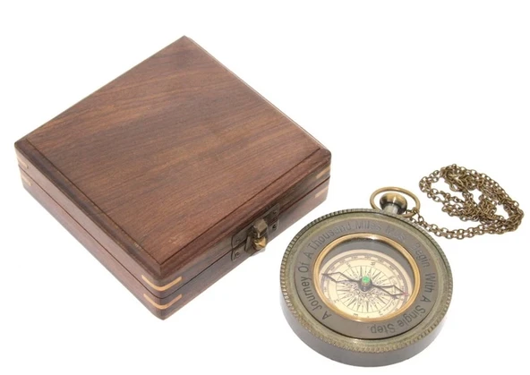 Ahşap Kutulu Pusula Ksk2083 ürün görseli