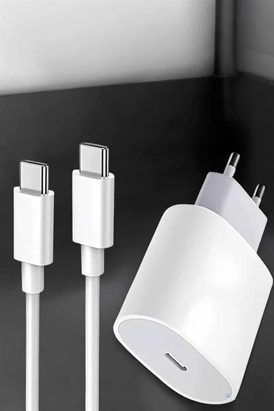 Şarj Aleti İOS 15/15 Pro Max Uyumlu Şarj Adaptörü ve Kablosu - Resim 4