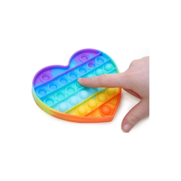 Pop It Balon Patlatma (Kalp)