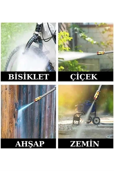 Şarjlı Oto Yıkama, Bahçe Sulama Tabancası Makinesi Yüksek Basınçlı ürün görseli