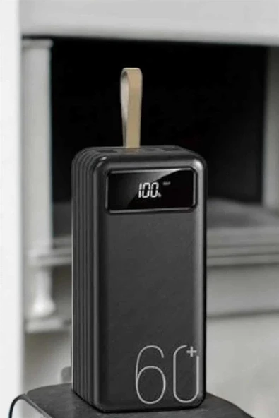 Powerbank 60.000 MAH 4 Portlu Uzun Şarj Süreli Dijital Göstergeli - Resim 3