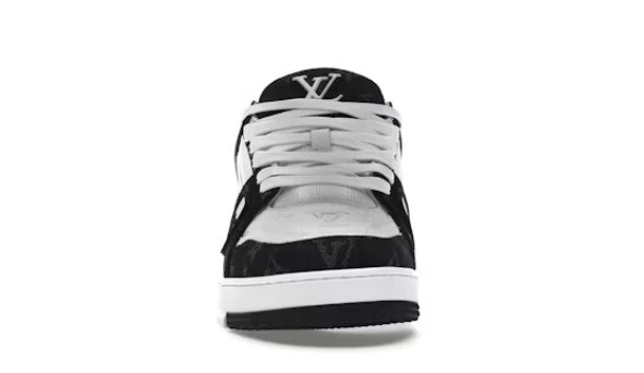Louis Vuitton LV Trainer Siyah Beyaz Spor Ayakkabı - Resim 3