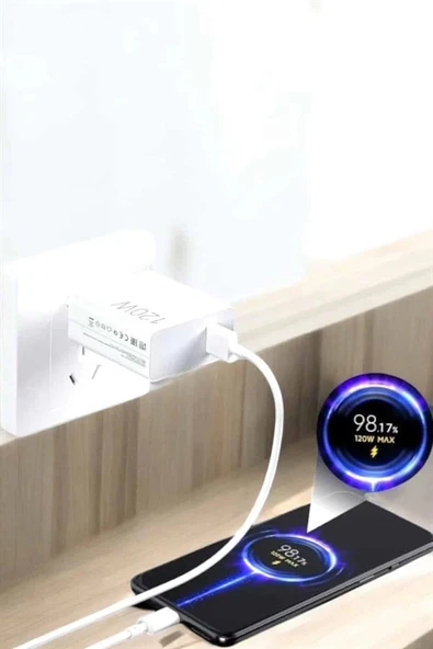 120W Şarj Aleti Type-C Uyumlu Turbo Şarj Aleti ürün görseli 1