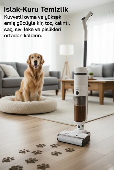 Sinbo SFC-4105 Islak-Kuru Yüzey Temizleyici-Beyaz - 5