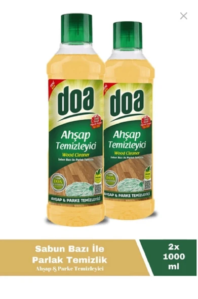 Doa Ahşap Ve Parke Temizleyici 1 Lt x 2 Adet ürün görseli