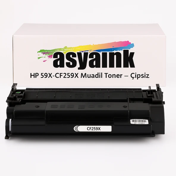 HP M428fdw CF259X Muadil Toner Çipsiz 10.000 Sayfa Asyaink