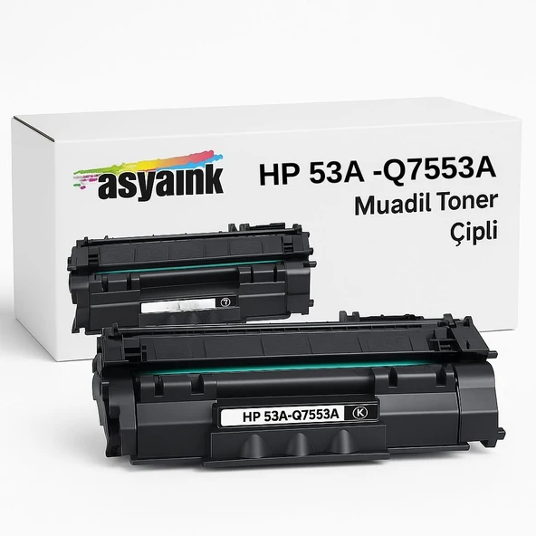 HP M2727/Q7553A Muadil Toner Çipli 3000sf Asyaink