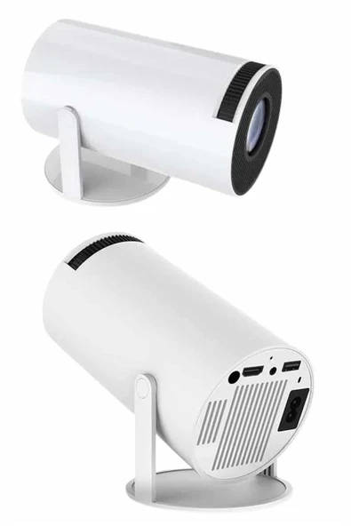 Ayaklı Projeksiyon Taşınabilir Mini Projektör Sinema Projektörü Android - 4