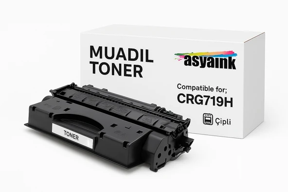 Asyaink Canon CRG-719H Muadil Toner Çipli 6400 Sayfa
