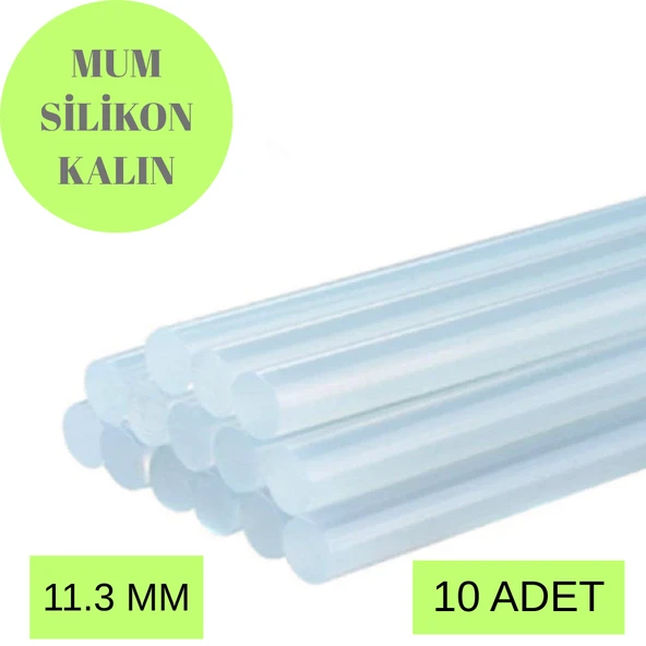 Somafix Kalın Mum Silikon 10 adet ürün görseli