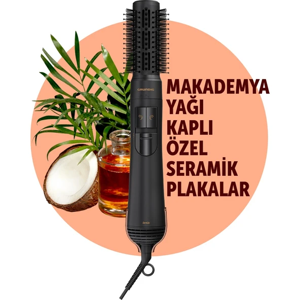 HS 7080 NaturaShine Saç Şekillendirme Fırçası - 1