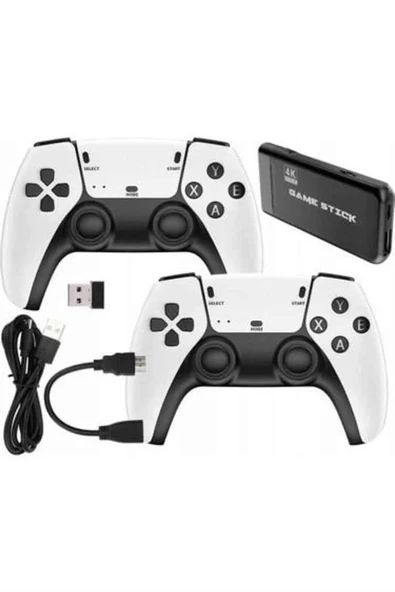 20.000 Oyunlu Kablosuz Çift Kol Retro Oyunlar Çift Kollu Game Stick - Resim 5