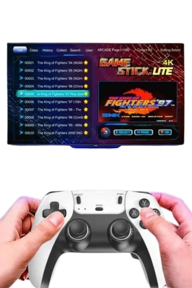 3D HD Game Stick Pro Retro Game Stick Joystick Oyun Konsolu - Resim 4