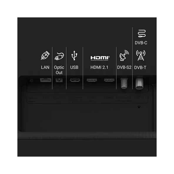 Tokyo 43 GHU 7900 C 4K Ultra HD 43" 109 Ekran Uydu Alıcılı Google Smart LED TV - 5
