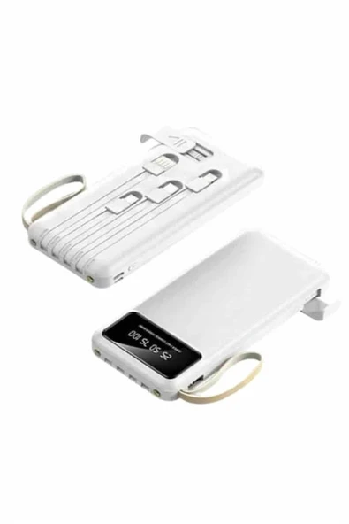 Powerbank 20.000 MAH Hızlı Şarj Özellikli Taşınabilir USB Girişli - 4