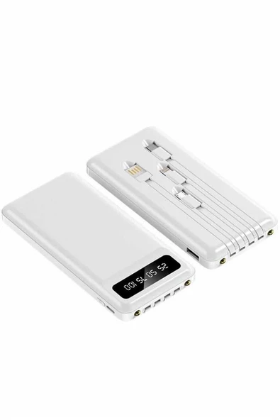 4 Çıkışlı 20.000 Mah Powerbank Uzun Pil Ömürlü Taşınabilir - 1