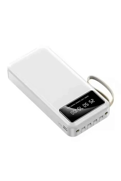 Hızlı Şarj Özellikli 20.000 Mah Dijital Göstergeli USB Girişli Android ve İOS Uyumlu Powerbank - Resim 5