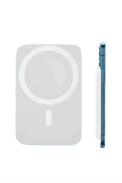 Kablosuz Magsafe Hızlı Şarj 5.000 mah Kablosuz Şarj Cihazı - Resim 3
