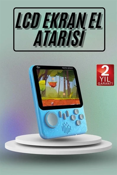 666 Oyunlu Retro El Konsolu Atari 3.5 İnç Taşınabilir Oyun Konsolu - 2